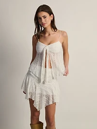 HARLOW MELODY TANK - WHITE