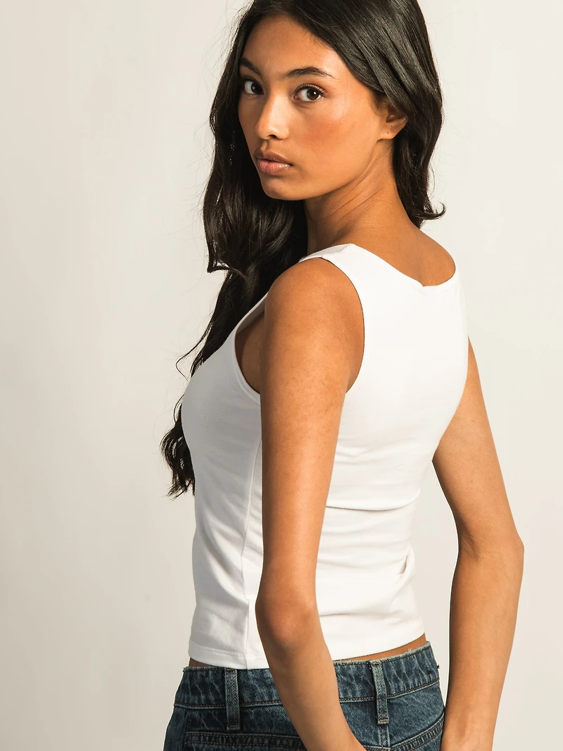 HARLOW PARIS TANK TOP - WHITE