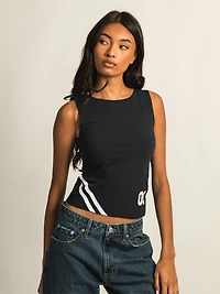 HARLOW PARIS PRINT TANK TOP - NAVY