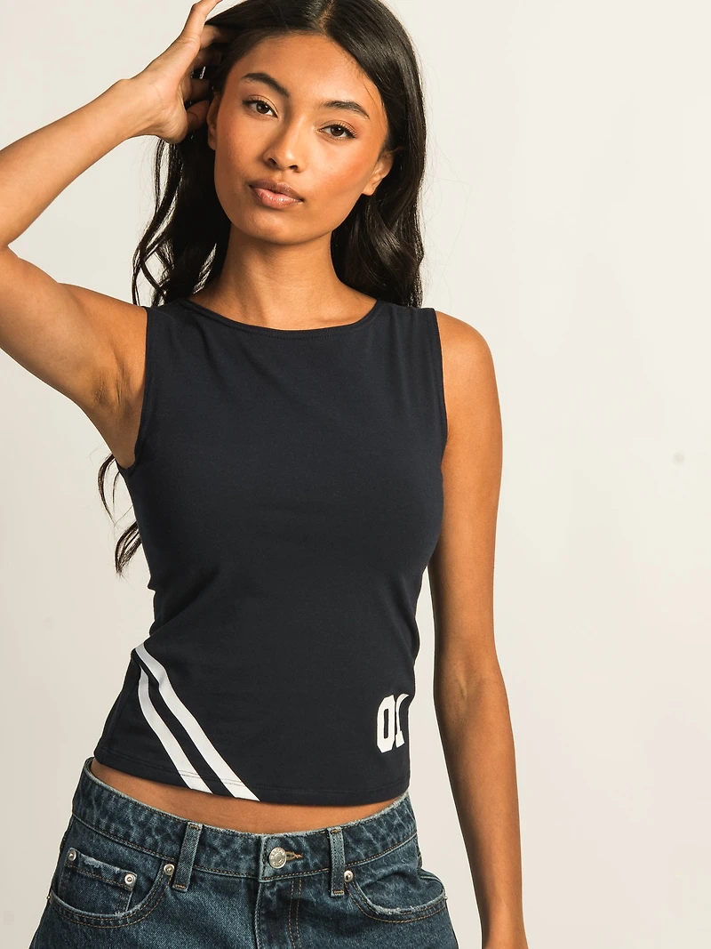 HARLOW PARIS PRINT TANK TOP - NAVY