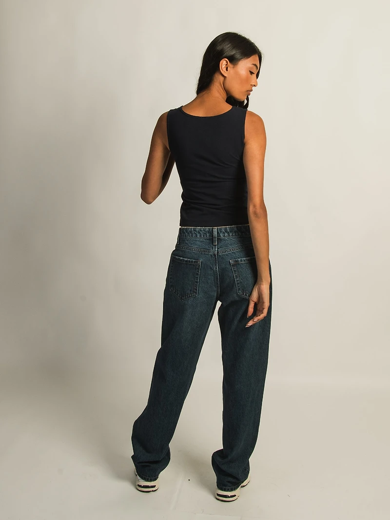 HARLOW PARIS PRINT TANK TOP - NAVY