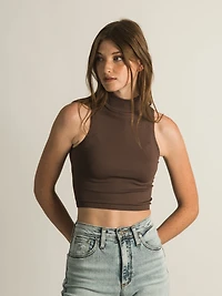 HARLOW MOCK SLEEVELESS TANK TOP