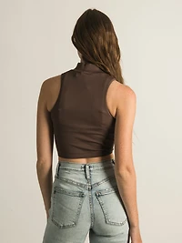 HARLOW MOCK SLEEVELESS TANK TOP