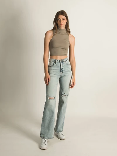 HARLOW MOCK SLEEVELESS TANK TOP - CLEARANCE