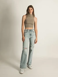 HARLOW MOCK SLEEVELESS TANK TOP - CLEARANCE