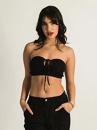 HARLOW TWIST HALTER TOP