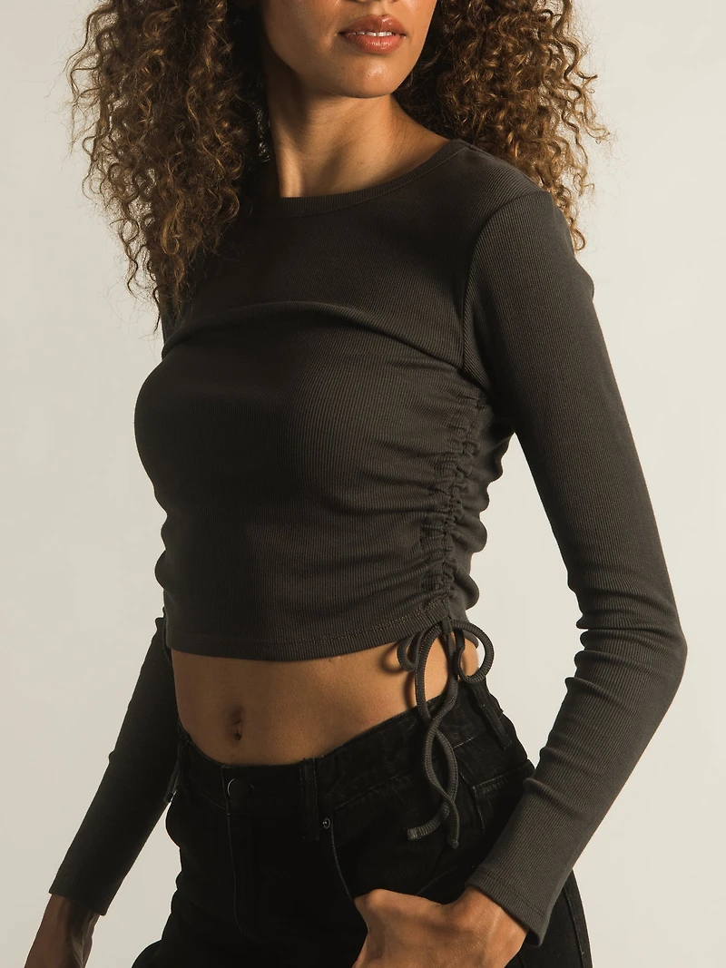 HARLOW RACHEL RUCHED LONG SLEEVE - CLEARANCE