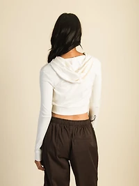 HARLOW ELLIE RIBBED ZIP UP