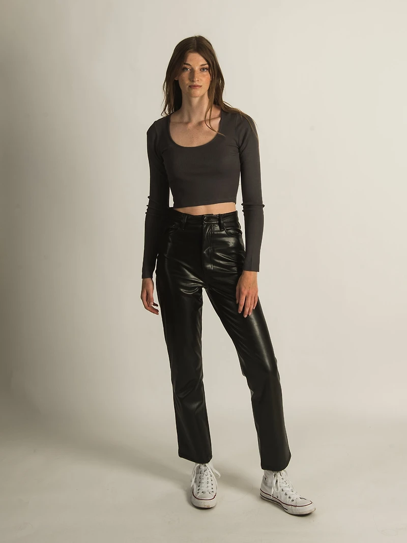HARLOW BECKY SCOOPNECK SLEEVE LONG