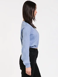 T-SHIRT ÉLASTIQUE À MANCHES LONGUES MONICA POUR FEMMES