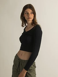 HARLOW KYLIE LONG SLEEVE VNECK