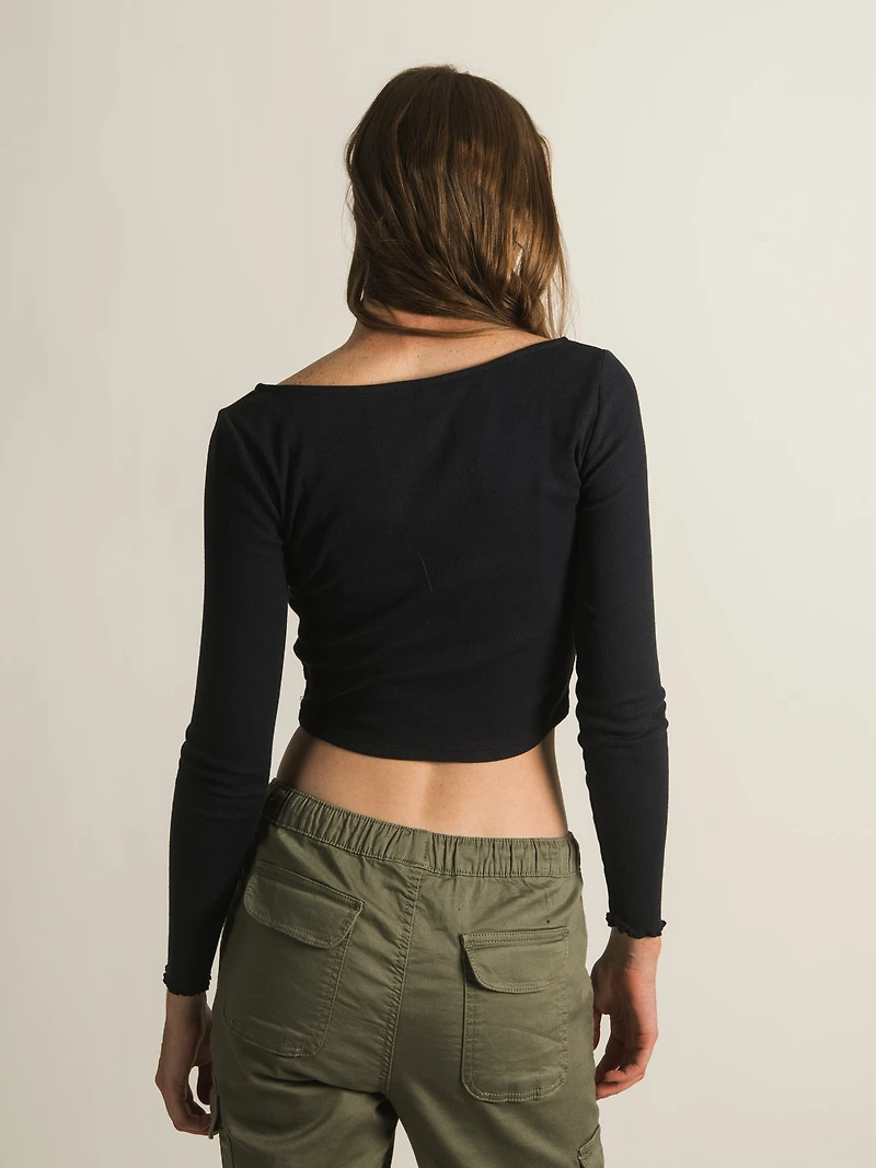 HARLOW KYLIE LONG SLEEVE VNECK
