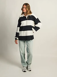 HARLOW RORY RUGBY LONG SLEEVE - NAVY
