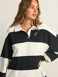 HARLOW RORY RUGBY LONG SLEEVE - NAVY