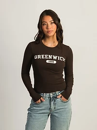 HARLOW CAMILLA LONG SLEEVE - GREENWICH CLEARANCE