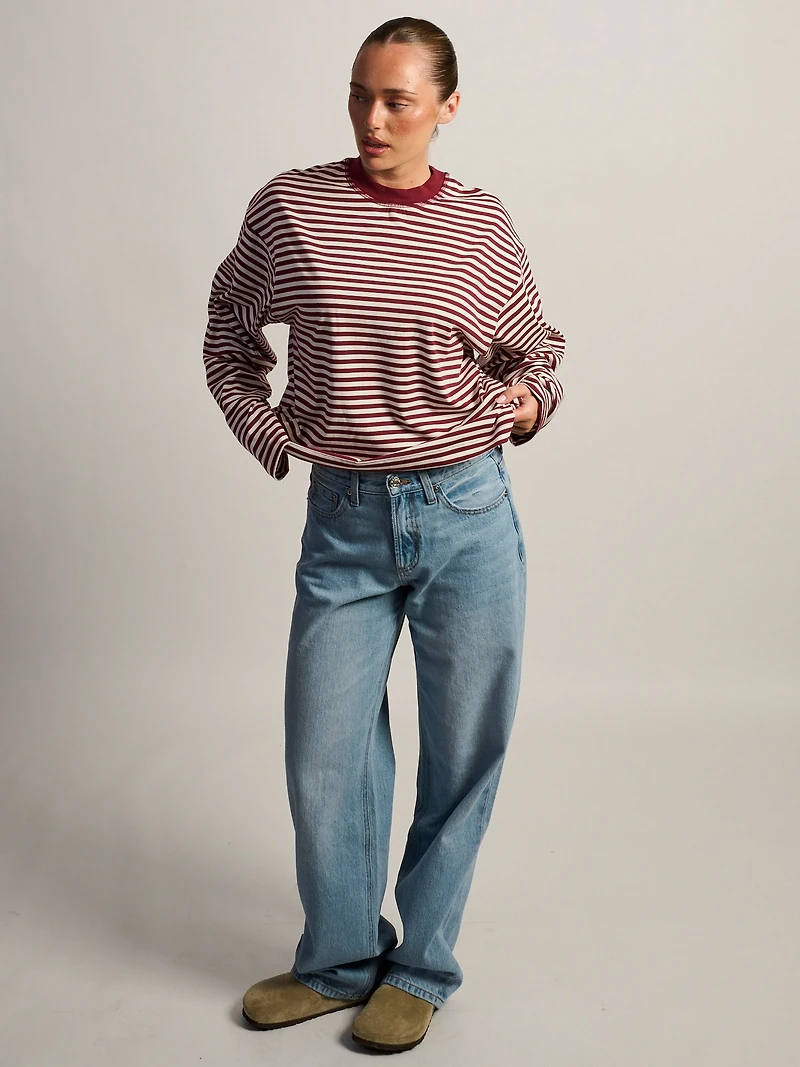 HARLOW LOLA LONG SLEEVE - BURGUNDY