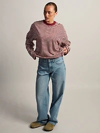 HARLOW LOLA LONG SLEEVE - BURGUNDY