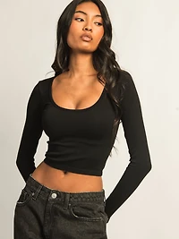 HARLOW SEAMLESS SQUARENECK LONG SLEEVE