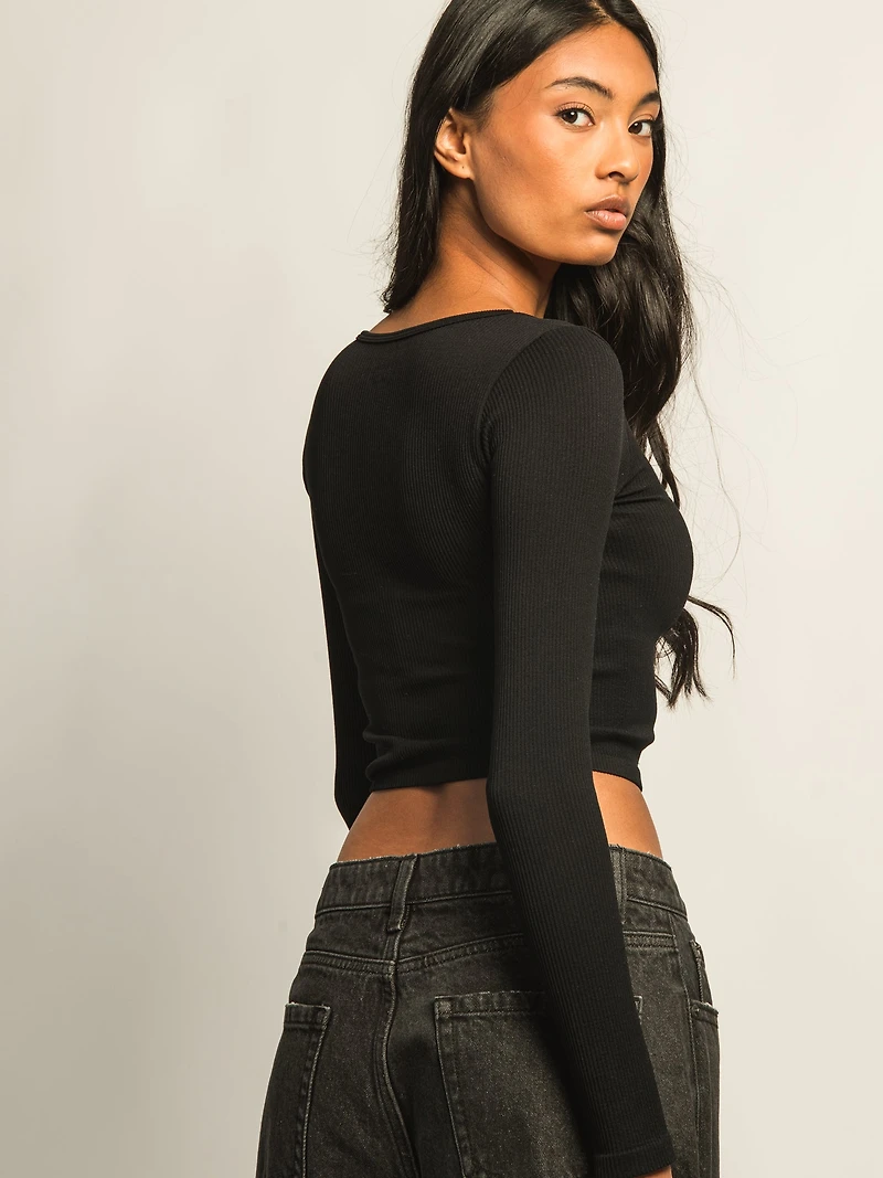 HARLOW SEAMLESS SQUARENECK LONG SLEEVE