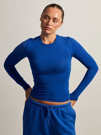 HARLOW GIA MANCHES LONGUES - COBALT
