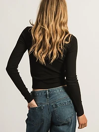 HARLOW ESSENTIAL CREWNECK LONGSLEEVE