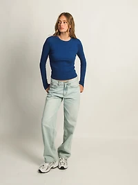 HARLOW ESSENTIAL CREWNECK LONG SLEEVE TEE