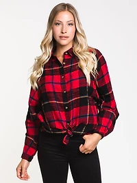 WOMENS KENDALL OVERSIZED FLANEL - CLEARANCE