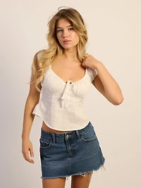 TOP HARLOW EMERY - BLANC