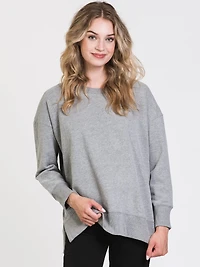 HARLOW SIENNA CREW NECK FLEECE