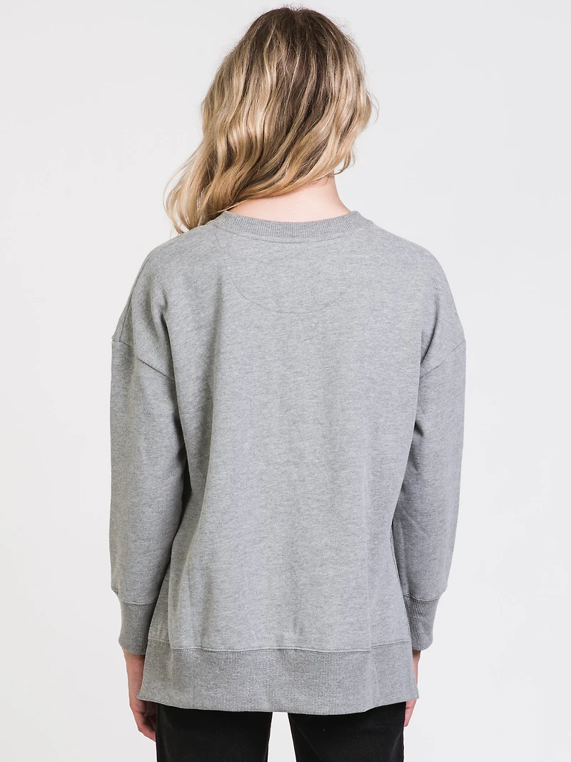HARLOW SIENNA CREW NECK FLEECE