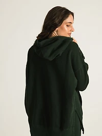 HARLOW SIENNA SLIT HOODIE - CLEARANCE