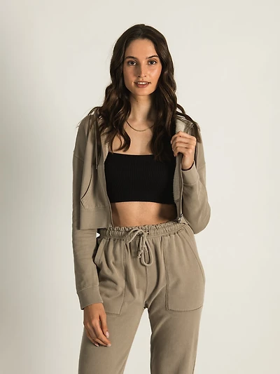 PULL À CAPUCHE ZIPPÉ HARLOW JOSIE - DÉSTOCKAGE