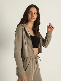 PULL À CAPUCHE ZIPPÉ HARLOW JOSIE - DÉSTOCKAGE