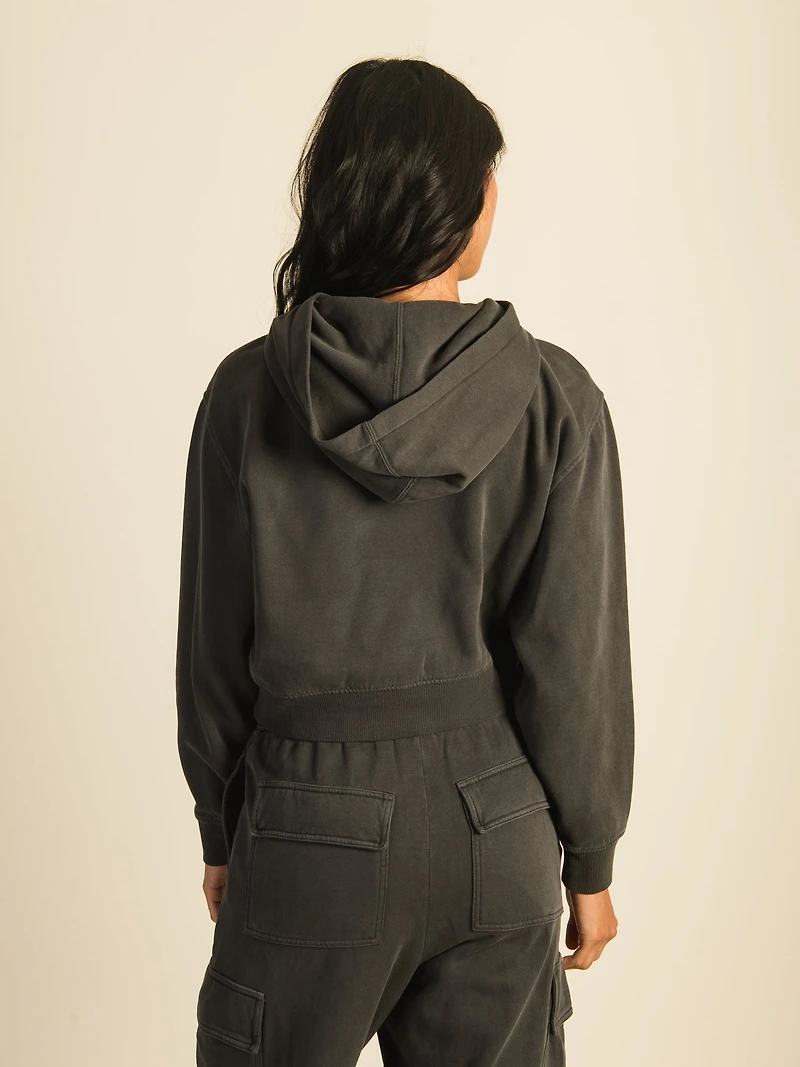 HARLOW BRE POPOVER HOODIE - CHARCOAL CLEARANCE