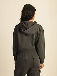 HARLOW BRE POPOVER HOODIE - CHARCOAL CLEARANCE