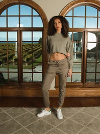 HARLOW GISELLE CROPPED CREW - CLEARANCE