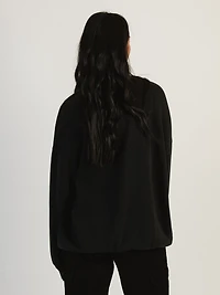 HARLOW MICHELLE CREW SWEATSHIRT - BLACK CLEARANCE