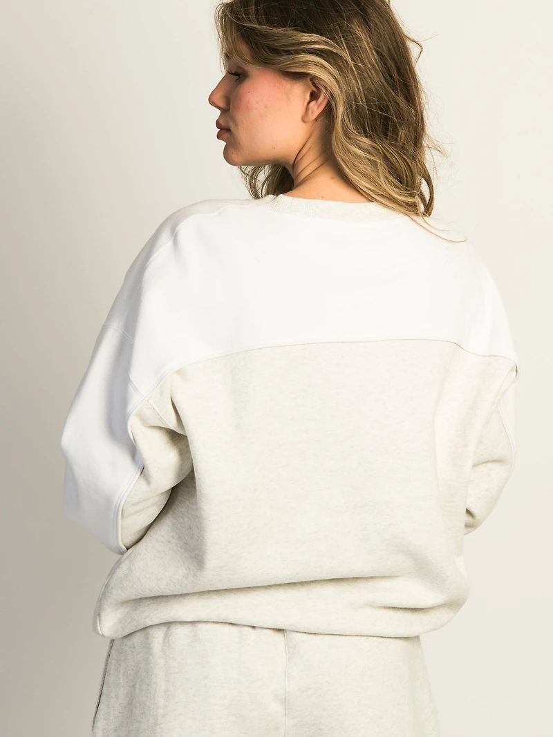 COL ROULÉ BRODÉ HARLOW ROXY - NUAGE