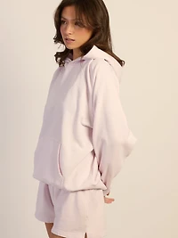 SWEAT À CAPUCHE HARLOW CLOUD - ROSE BÉBÉ