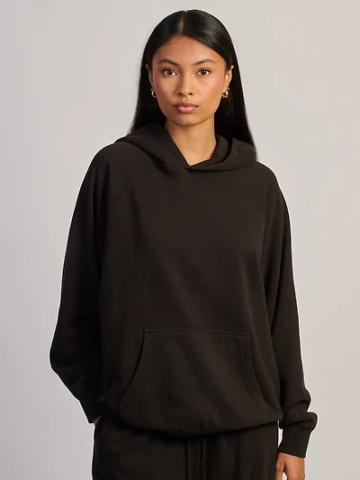 HARLOW CLOUD HOODIE - BLACK