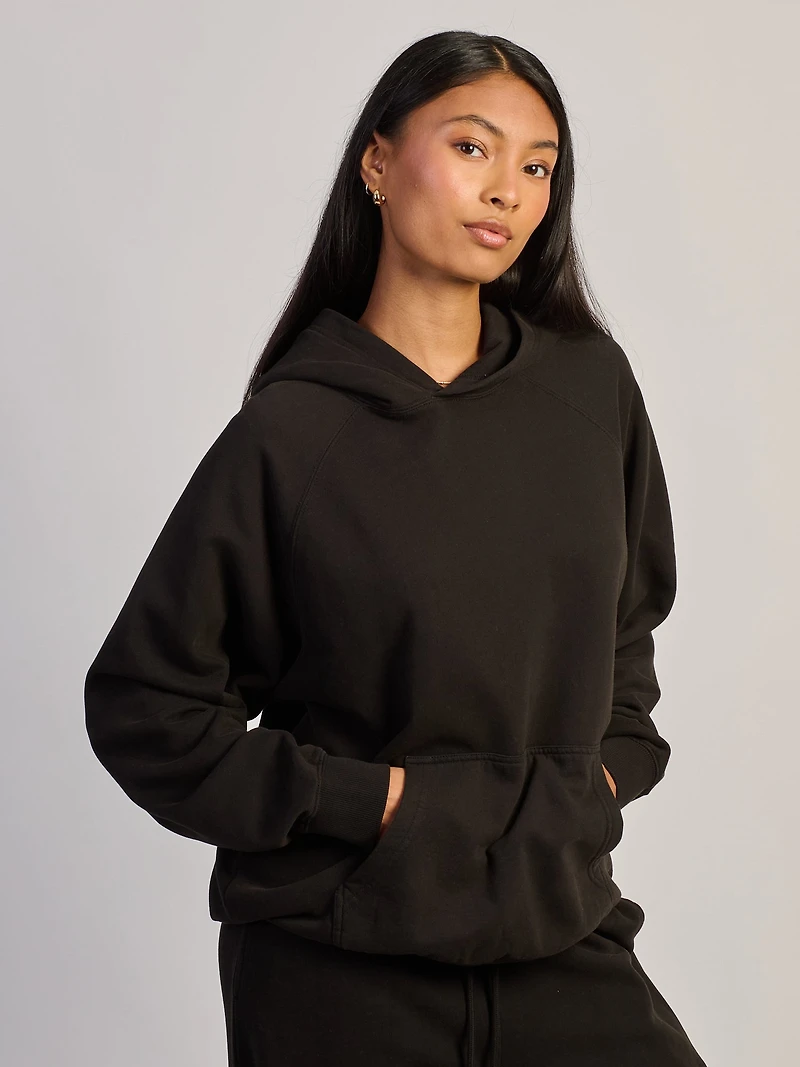 HARLOW CLOUD HOODIE - BLACK