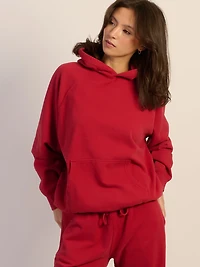 HARLOW CLOUD HOODIE - RUBY