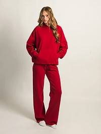 HARLOW CLOUD HOODIE - RUBY