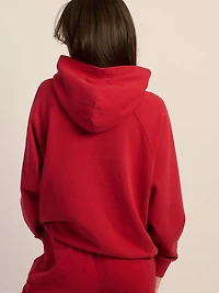 HARLOW CLOUD HOODIE - RUBY