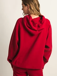 HARLOW CLOUD HOODIE - RUBY