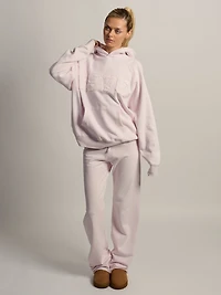 HARLOW CLOUD SWEAT À CAPUCHE - APPLIQUE ROSE BÉBÉ
