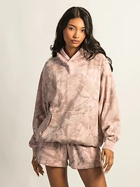 HARLOW CLOUD HOODIE - PINK CAMO