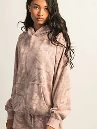 HARLOW CLOUD HOODIE - PINK CAMO