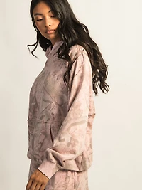 HARLOW CLOUD HOODIE - PINK CAMO