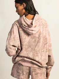 HARLOW CLOUD HOODIE - PINK CAMO